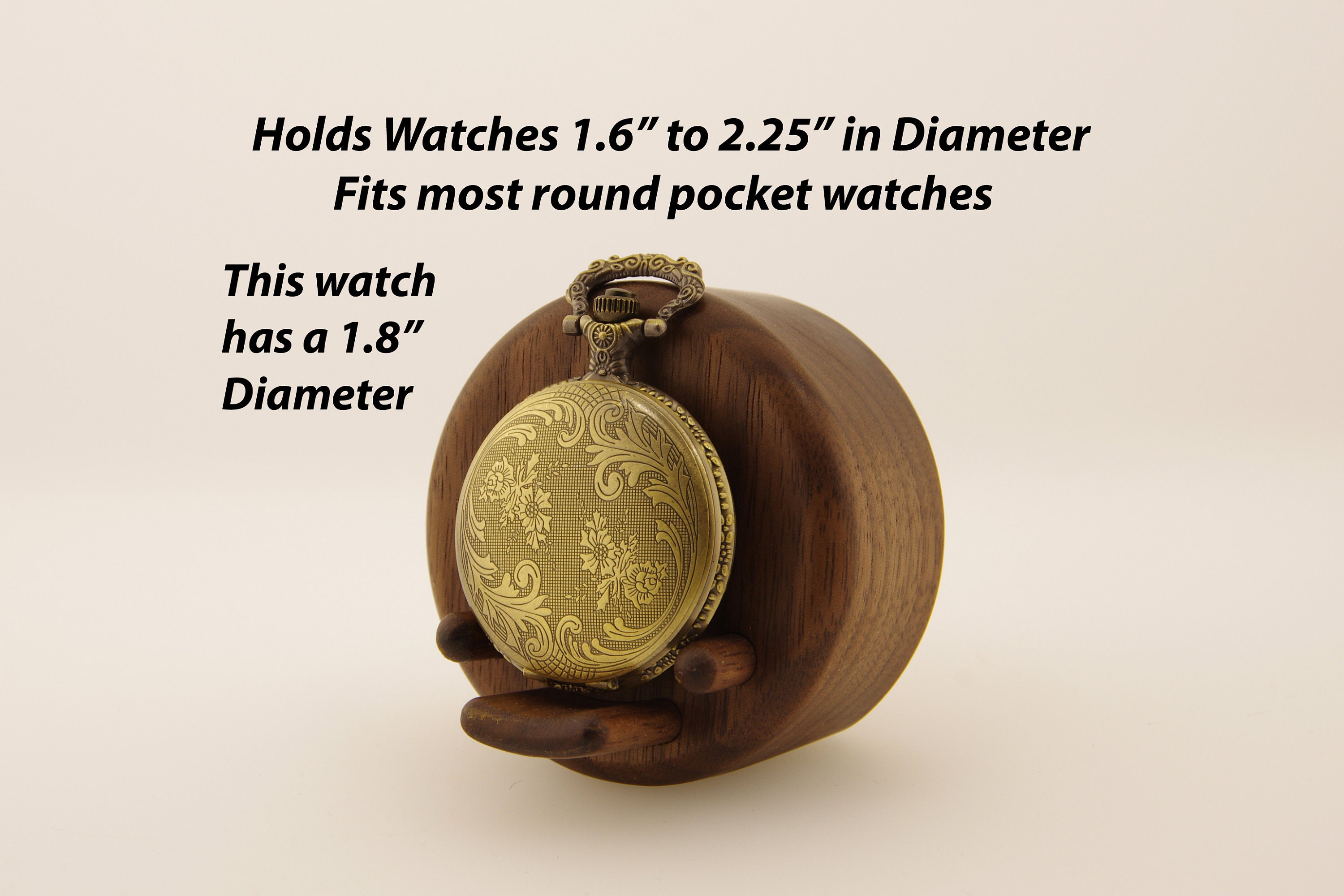 Pocket Watch Display Stand Wood Pocket Watch Holder Gift Etsy