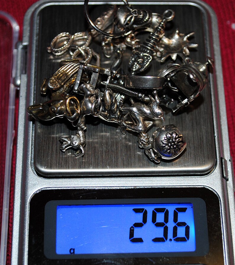 Joblot Vintage Silver Charms