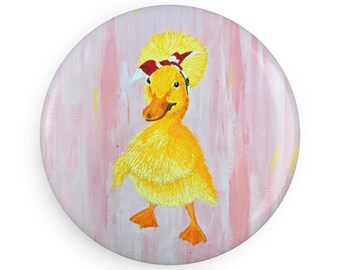 Imán con diseño de patito alegre – Decoración de cocina estilo rústico