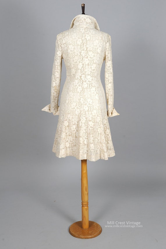 1960 Crochet Mod Vintage Wedding Dress Ropa Vestidos Y Trajes De