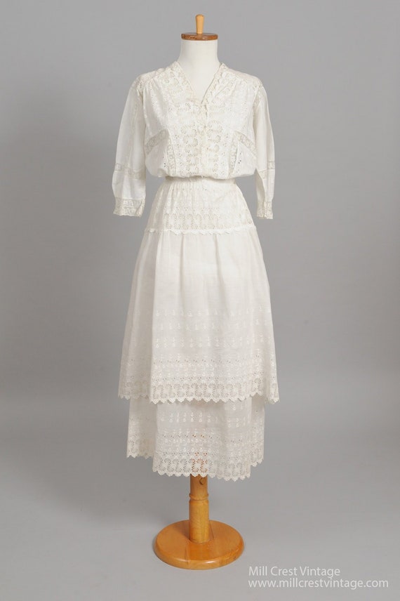 1910 wedding dress