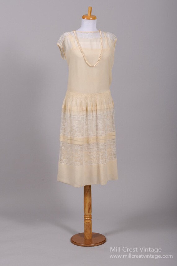 1920 Gatsby Lace Vintage Wedding Dress