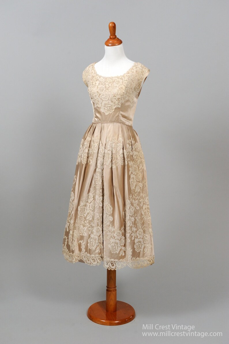 Champagne Silk Wedding Dress