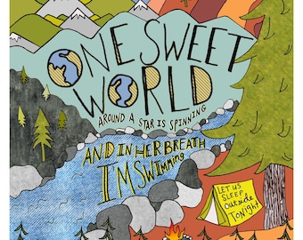 One Sweet World, Dave Matthews Band lyrics (framing options available)
