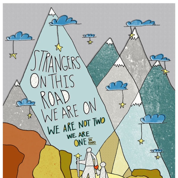 Strangers, The Kinks lyrics (framing options available)