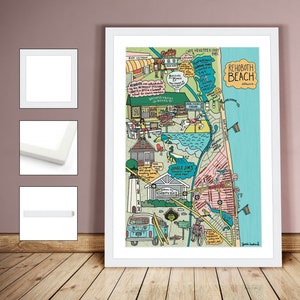 Map of Rehoboth Beach, Delaware, Beach Town, DE Beaches customization ...