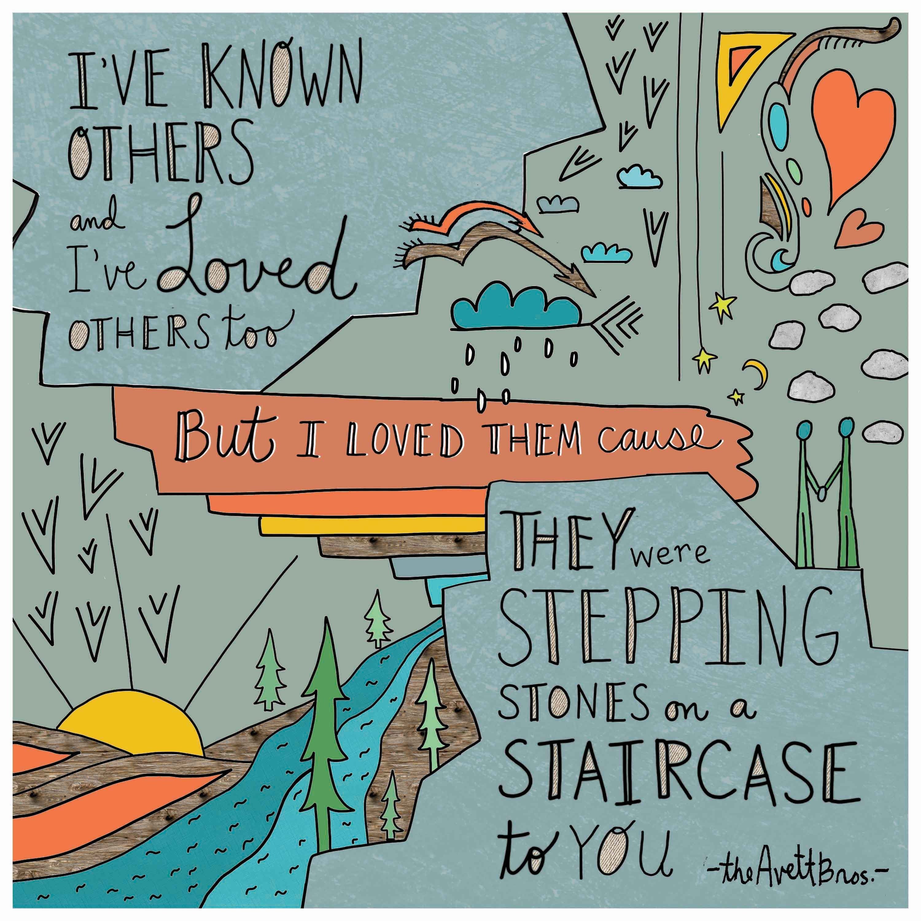 Offering The Avett Brothers Lyrics Etsy