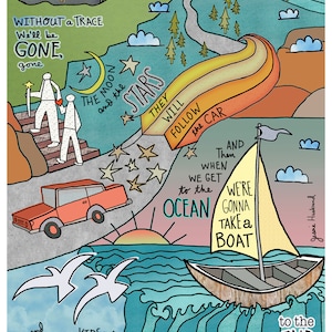 You & Me, Dave Matthews Band Lyrics (framing options available)
