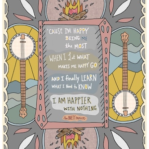 Untitled #4, Avett Brothers Lyrics, The Third Gleam (framing options available)