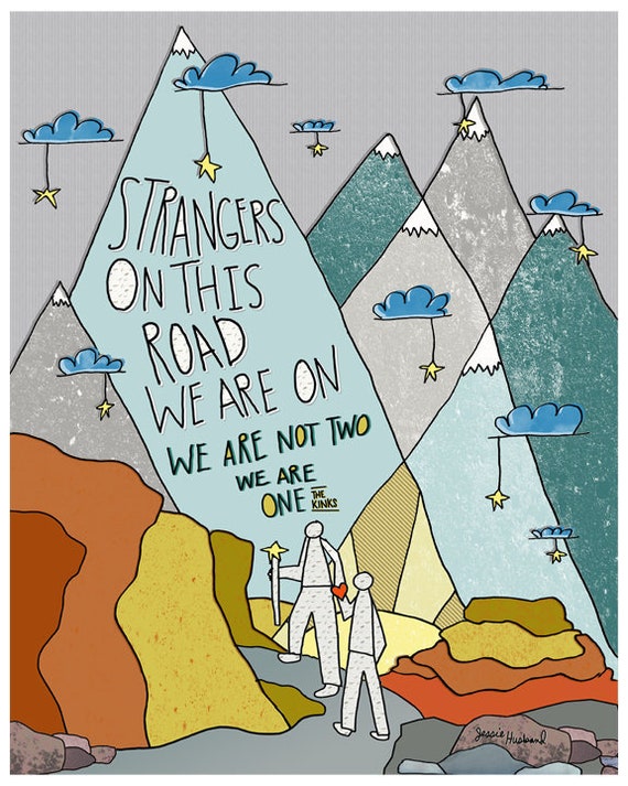 Strangers The Kinks Lyrics Etsy Strangers The Kinks Lyrics Etsy