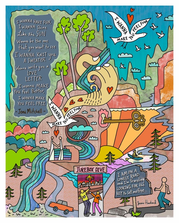 Joni Mitchell Blue Lyrics