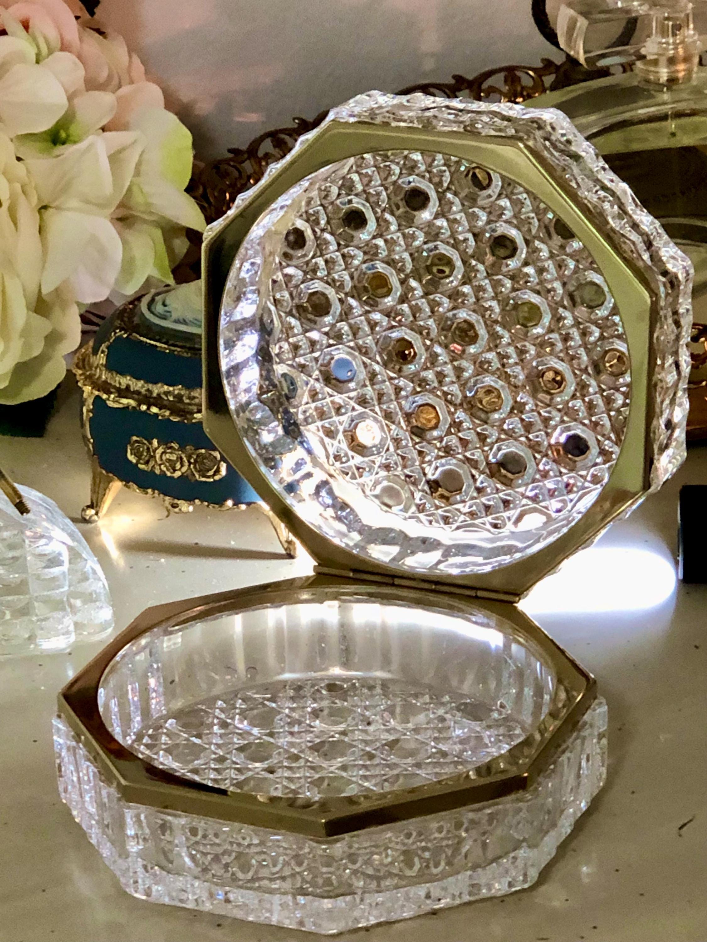 Baccarat Crystal Trinket Box - Etsy