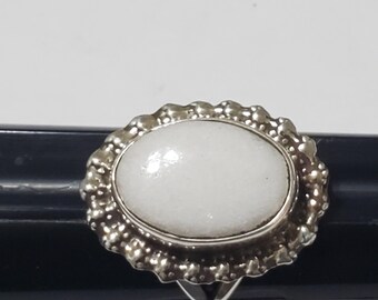 Colorado White Eagle Silver Navajo Ring Twist Wire Pattern