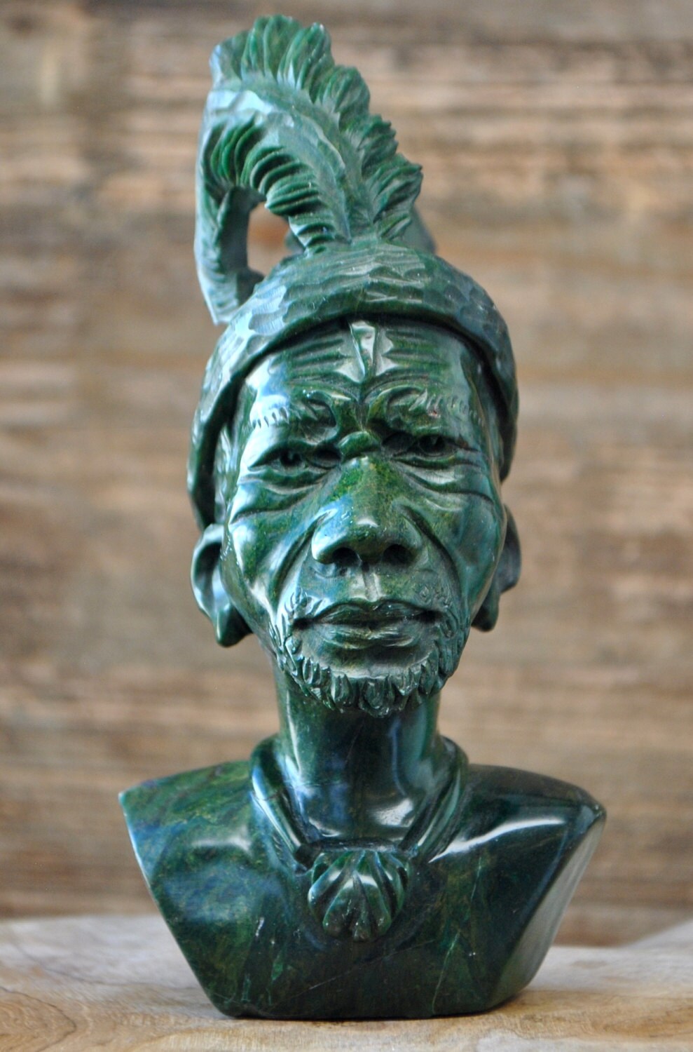 Green Verdite Shona Tribe Stone Carving Sculpture 1227.41 Etsy