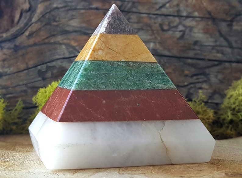 Five Layer Crystal Pyramid Rare Combination 601 Etsy