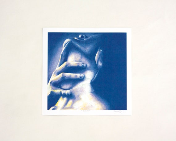 Neck Sensual Art Print - Bedroom Art