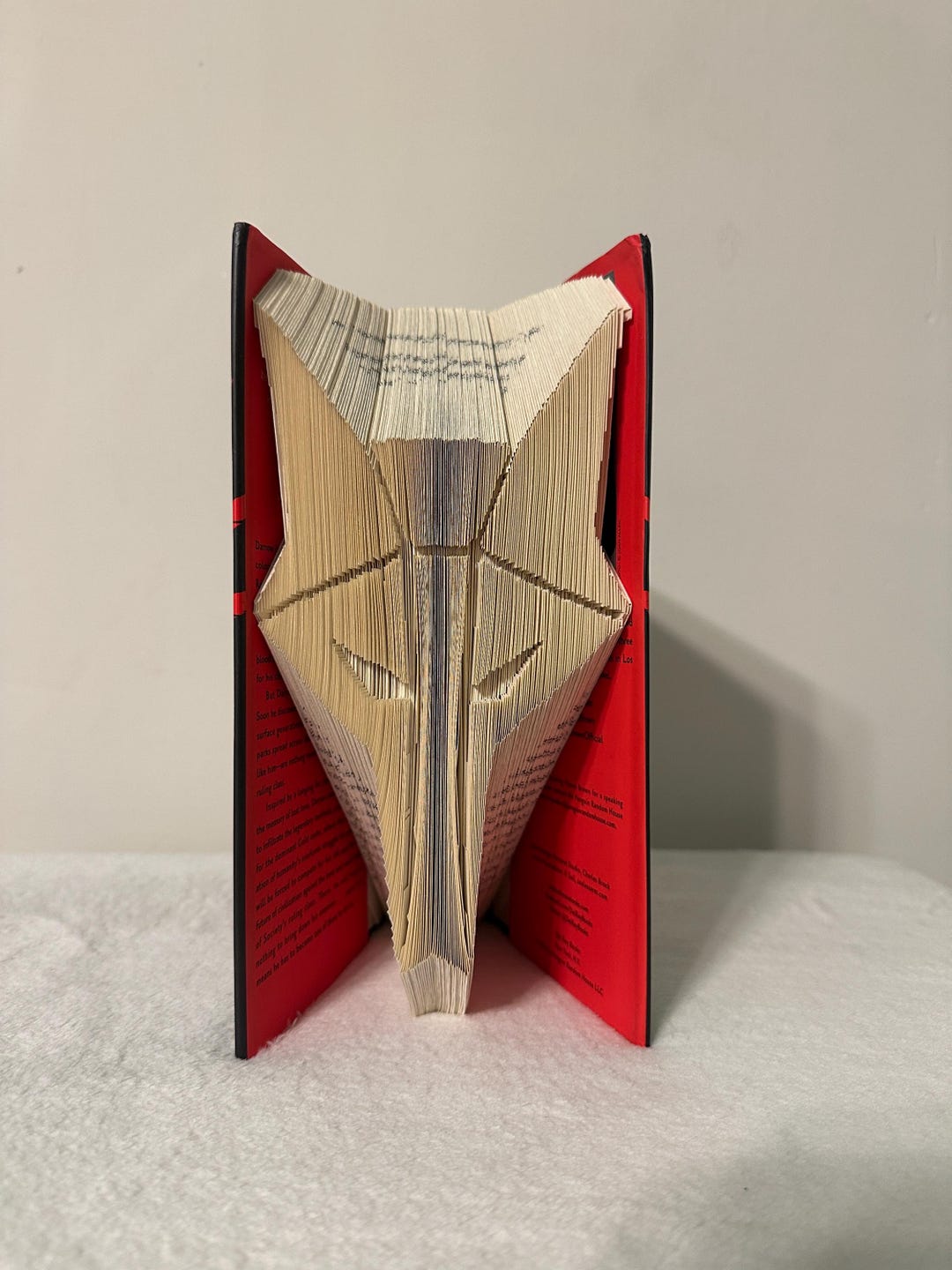 Red Rising House Mars Folded Book - Etsy