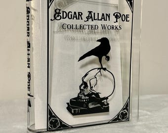 Edgar Allan Poe Book Vase