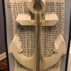 Anchor Measure, Mark, Cut, and Fold Book Folding Pattern