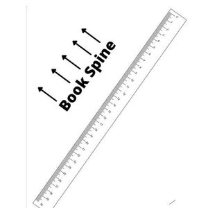 printable paper rulers 4 extended rulers to easily adjust the etsy