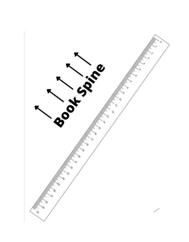 Book Folding Ruler Etsy
