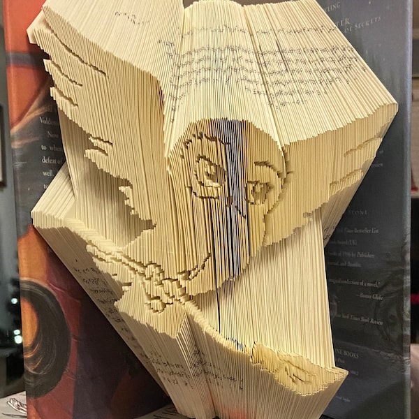 Magical Owl Combination Measure, Mark, Cut, and Fold Book Folding Pattern