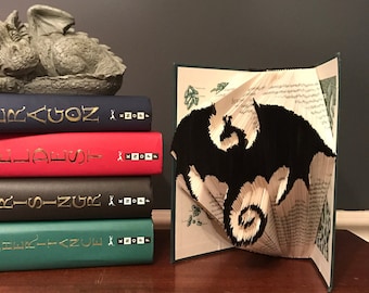 Dragon Measure, Mark, and Fold Book Folding Pattern