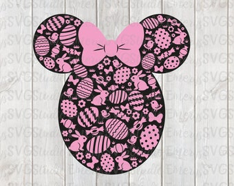 SVG JPEG PDF File for Easter Minnie