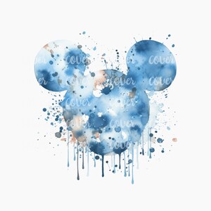 Splashed Mouse PNG Mouse Splash Design - Etsy