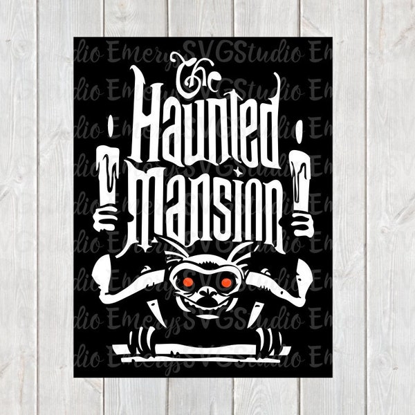 SVG DXF PNG Pdf for Haunted Mansion