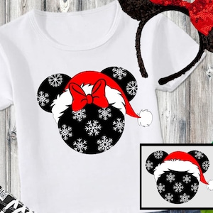SVG DXF File for Christmas Santa Mickey and Minnie