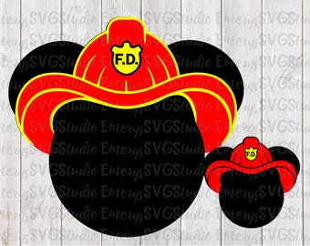 SVG File for Mickey Fireman
