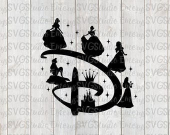 Disney Princess Svg Etsy