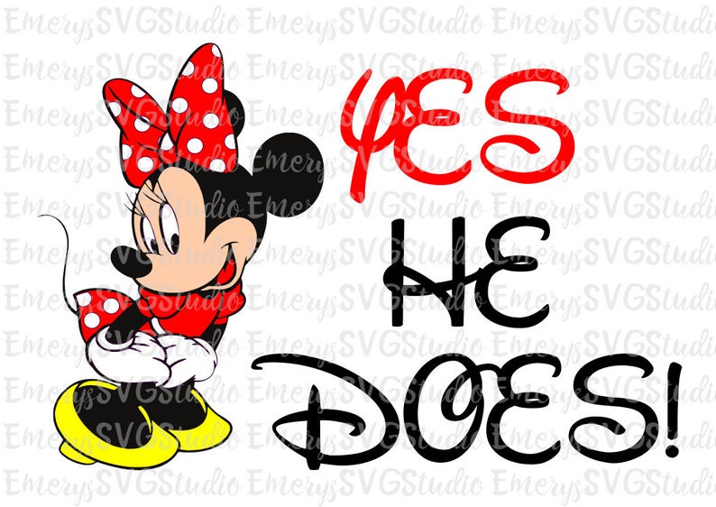 Download SVG File for Mickey Doesn't Do Matching Shirts | Etsy