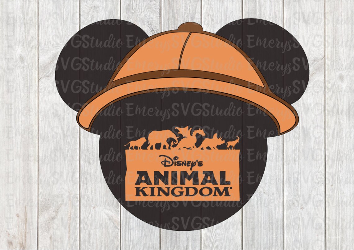 Download SVG JPEG DXF Pdf File for Safari Mickey Animal Kingdom | Etsy