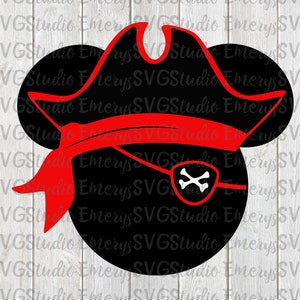 SVG File for Pirate Mickey