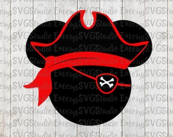 SVG-bestand voor Piraat Mickey