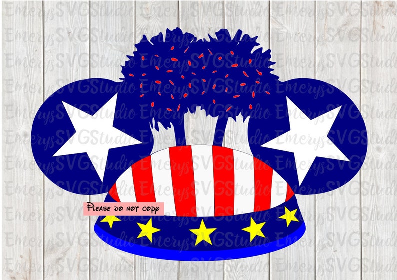 Download SVG DXF File for Mickey Minnie Mouse 4th of July Patriotic ...