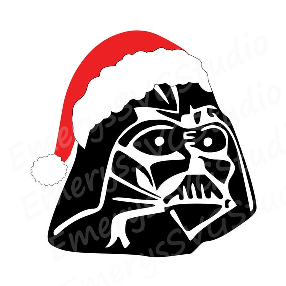 SVG File for Santa Darth Star Wars | Etsy