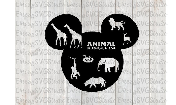 Download SVG DXF PNG Eps Pdf File for Mickey at Disney Animal Kingdom | Etsy