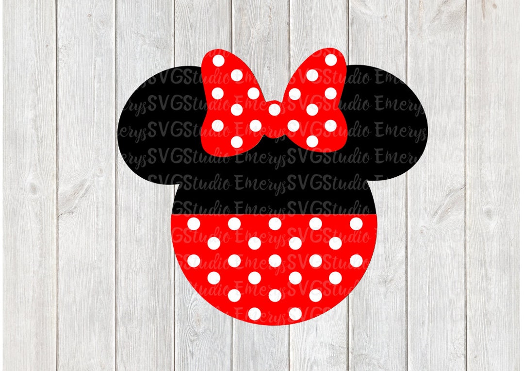 SVG File for Minnie DXF - Etsy
