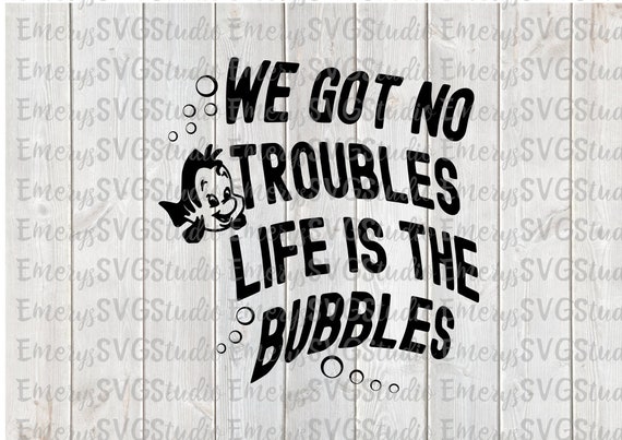 Download Svg Dxf File For Little Mermaid Life Is The Bubbles Etsy