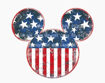 PNG File for Mouse 4th of July Independence Day