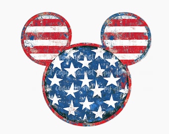 PNG File for Mouse 4th of July Independence Day