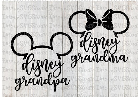 Download Svg Dxf Png Eps Pdf Disney Bound Mickey And Minnie Grandma Etsy