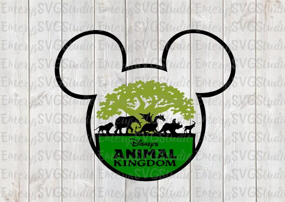 Download Svg Dxf File For Mickey At Disney Animal Kingdom Etsy