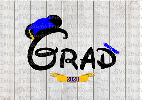 Download Svg Dxf File For Graduation Mickey 2019 Etsy