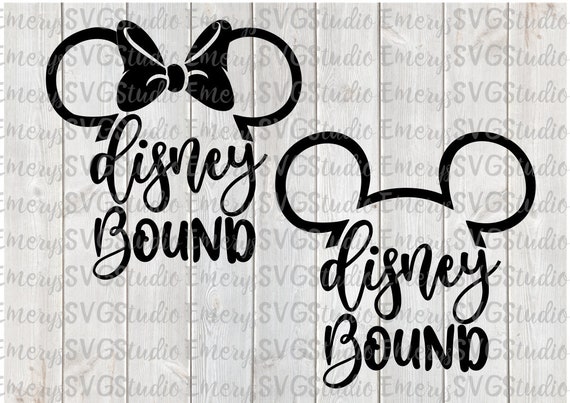 Download SVG DXF PNG Eps Pdf Disney Bound Mickey and Minnie | Etsy