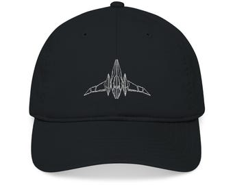 Embroidered Star Fox AR Wing Organic Cotton Baseball Cap