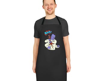 Futurama Apron Chef Elzar spice Weasel Kitchen Funny Aprons Gifts for Her Gifts for Him
